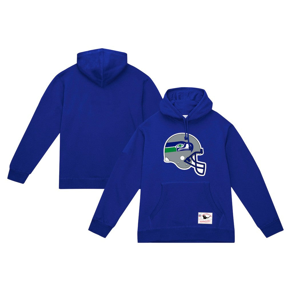 Seattle Seahawks Helmet Logo Vintage Pullover Hoodie | NFL Hot