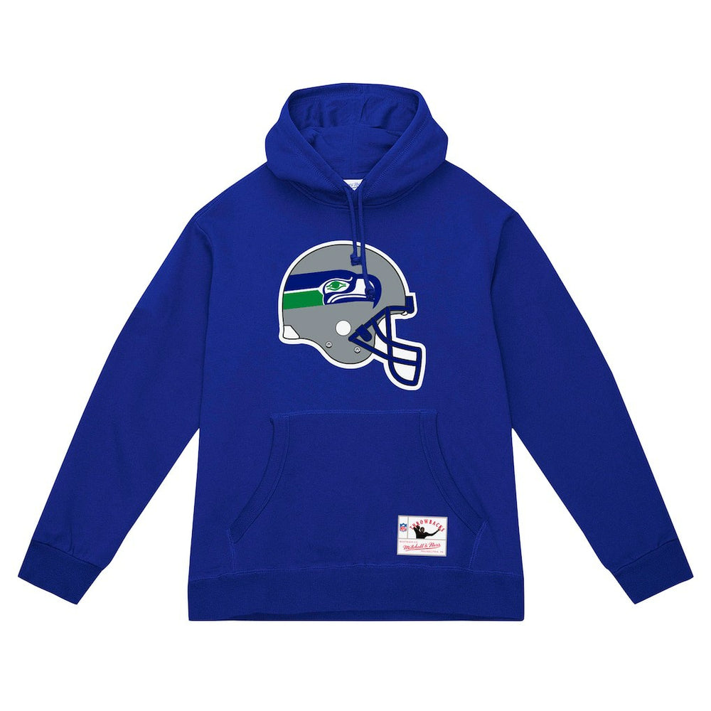 Seattle Seahawks Helmet Logo Vintage Pullover Hoodie | NFL Hot
