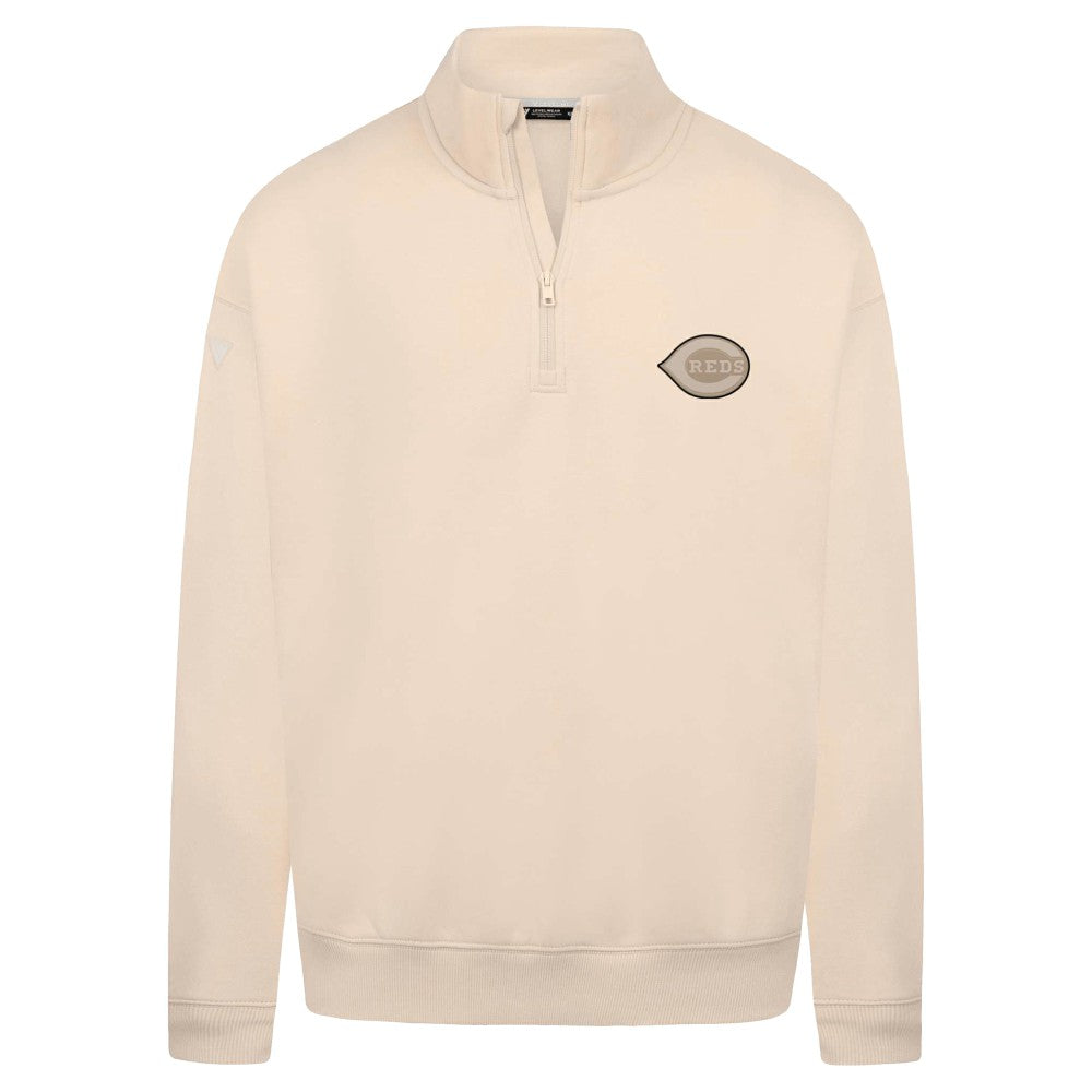 Cincinnati Reds Levelwear Murray Quarter-Zip Sweatshirt - MLB Sweatshirts