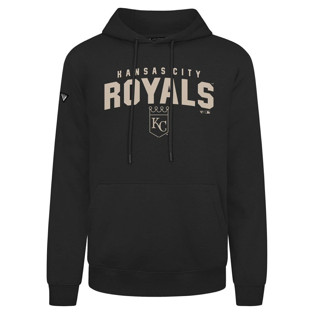 Kansas City Royals Levelwear Podium Team Arch Pullover Hoodie - MLB Hoodies