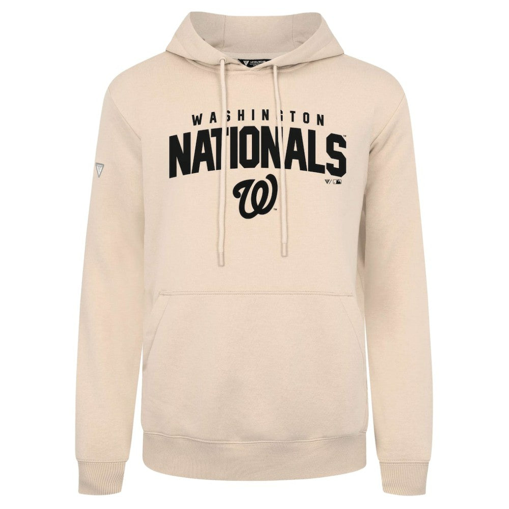 Washington Nationals Levelwear Podium Team Arch Pullover Hoodie - MLB Hoodies