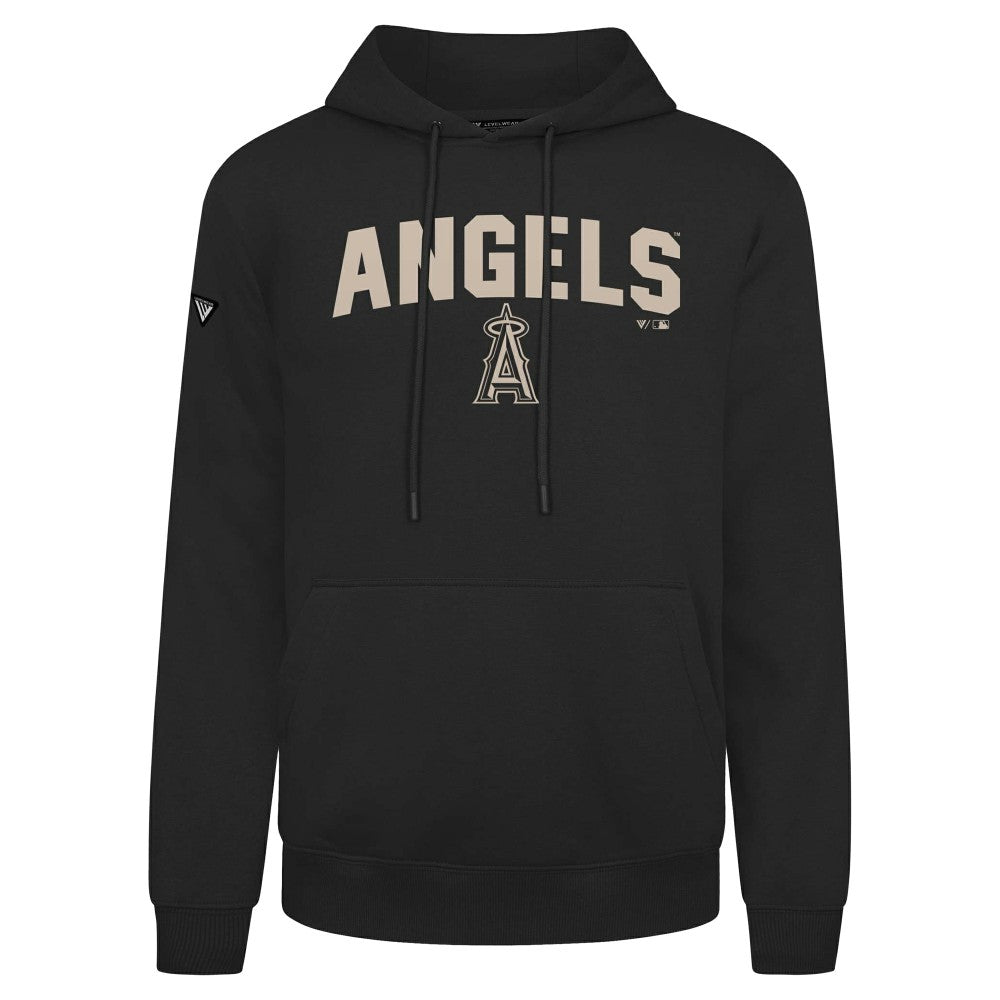 Los Angeles Angels Levelwear Podium Team Arch Pullover Hoodie - MLB Hoodies