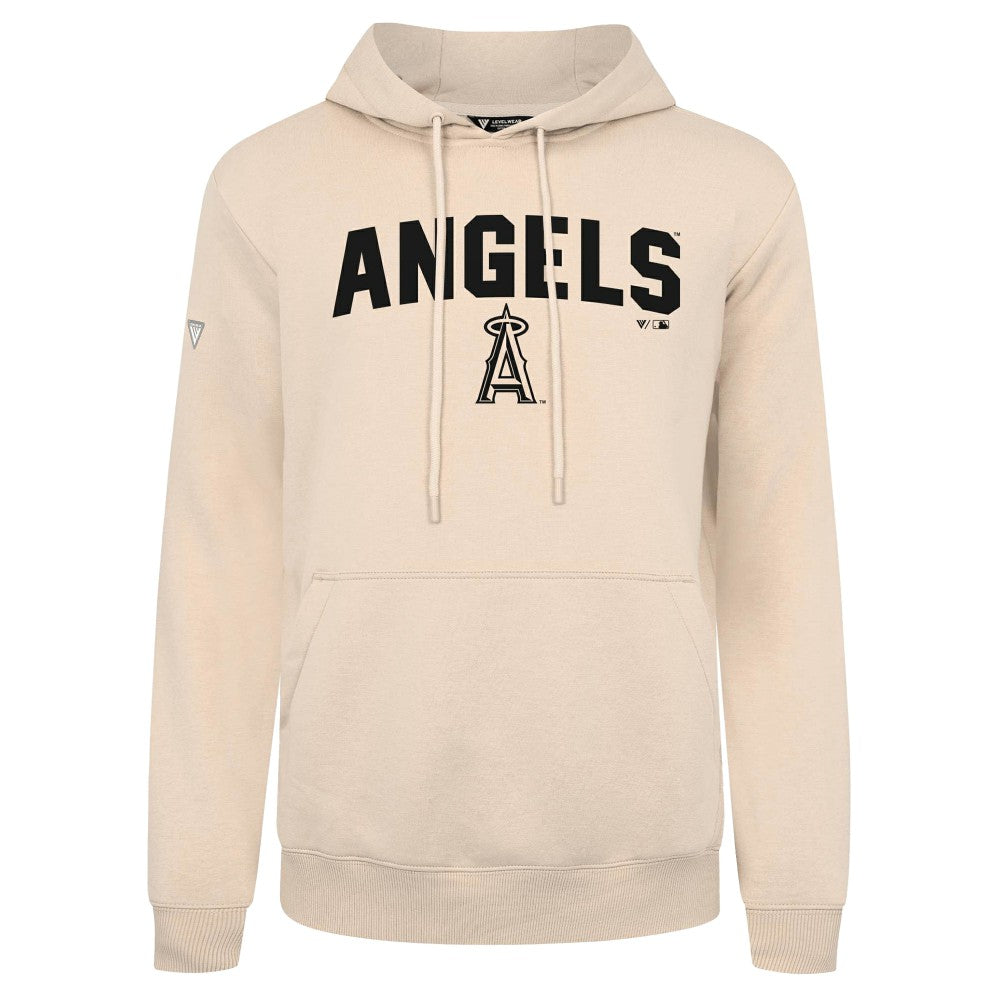 Los Angeles Angels Levelwear Podium Team Arch Pullover Hoodie - MLB Hoodies