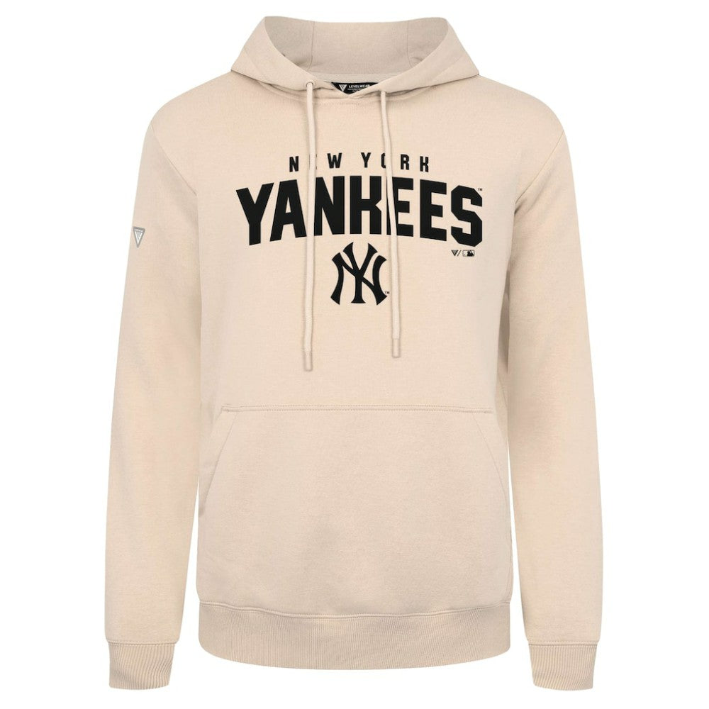 New York Yankees Levelwear Podium Team Arch Pullover Hoodie - MLB Hoodies