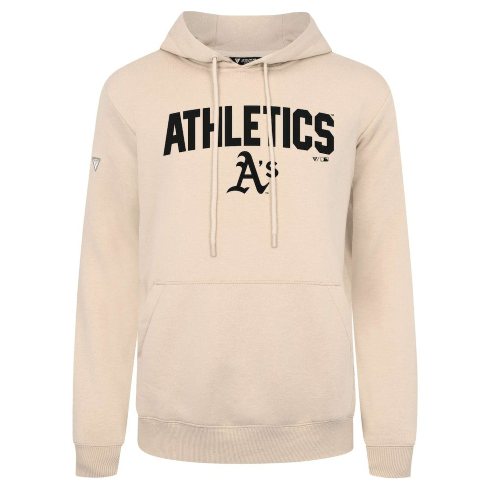 Athletics Levelwear Podium Team Arch Pullover Hoodie - MLB Hoodies