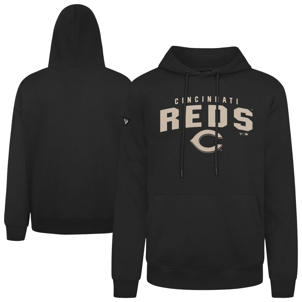 Cincinnati Reds Levelwear Podium Team Arch Pullover Hoodie - MLB Hoodies