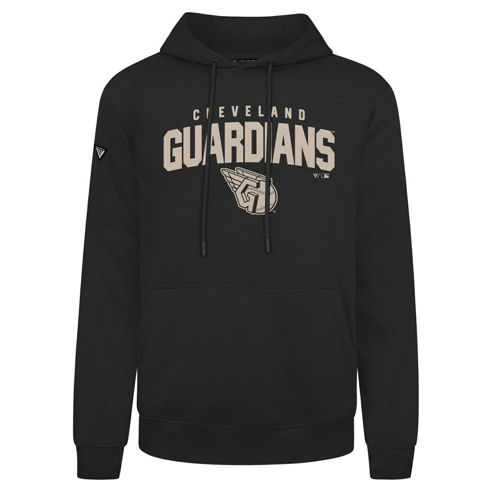 Cleveland Guardians Levelwear Podium Team Arch Pullover Hoodie - MLB Hoodies