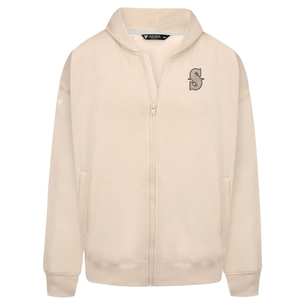 Seattle Mariners Levelwear Uphill Oversized Full-Zip Hoodie - MLB Hoodies