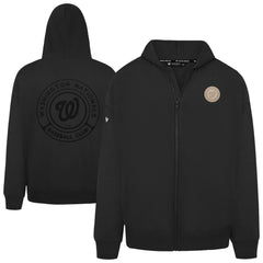 Washington Nationals Levelwear Uphill Oversized Full-Zip Hoodie - MLB Hoodies