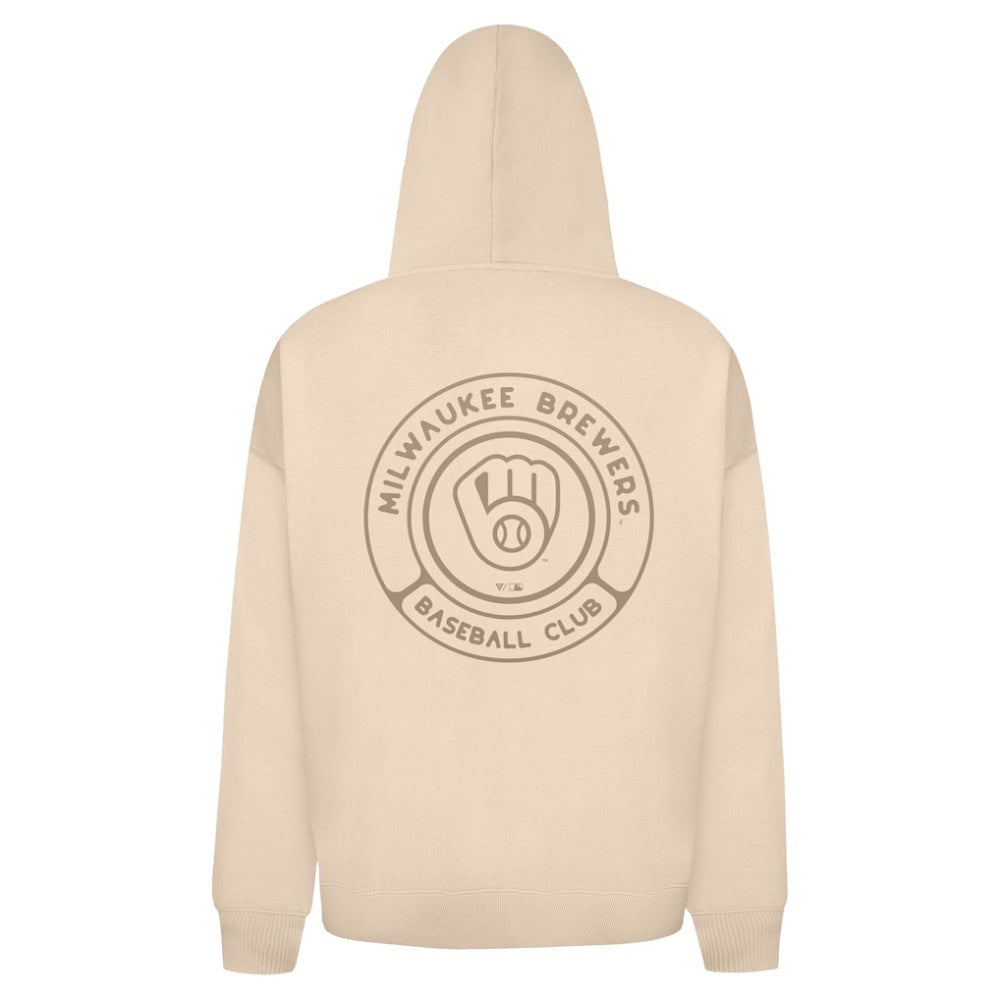 Milwaukee Brewers Levelwear Uphill Oversized Full-Zip Hoodie - MLB Hoodies