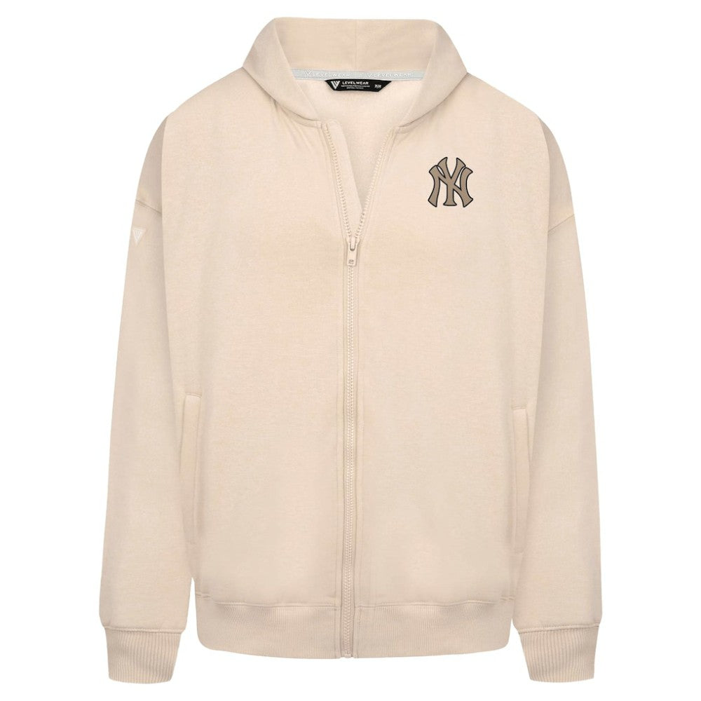 New York Yankees Levelwear Uphill Oversized Full-Zip Hoodie - MLB Hoodies