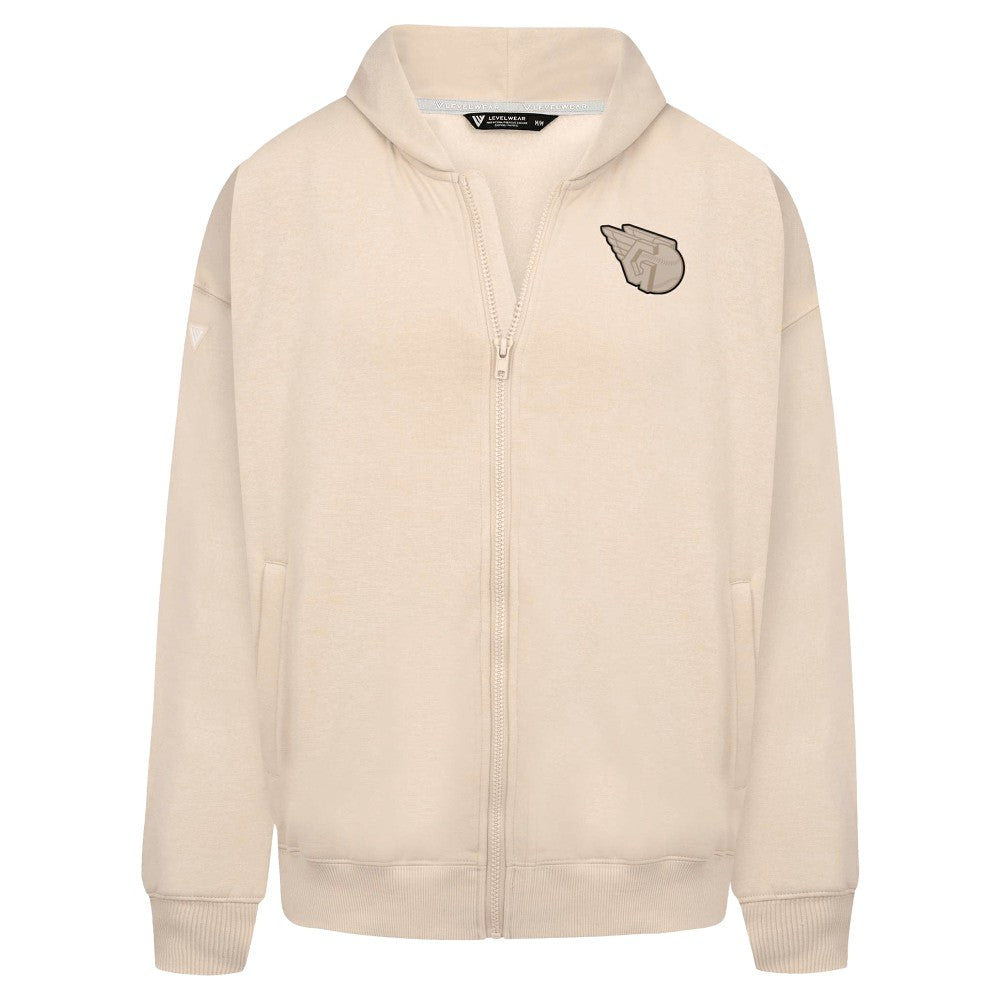 Cleveland Guardians Levelwear Uphill Oversized Full-Zip Hoodie - MLB Hoodies