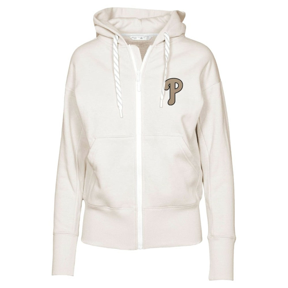 Philadelphia Phillies Levelwear Women's Gardinia Full-Zip Hoodie - MLB Hoodies