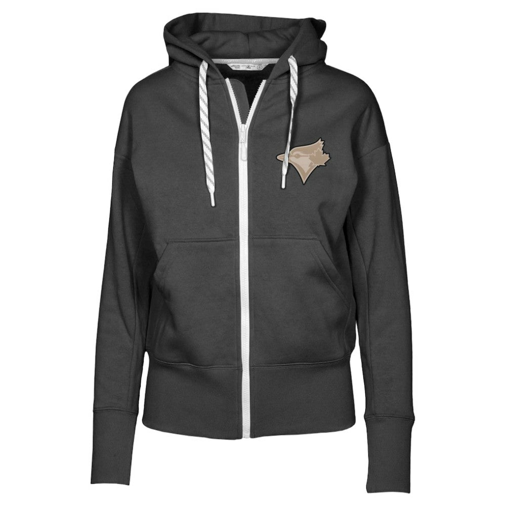 Toronto Blue Jays Levelwear Women's Gardinia Full-Zip Hoodie - MLB Hoodies