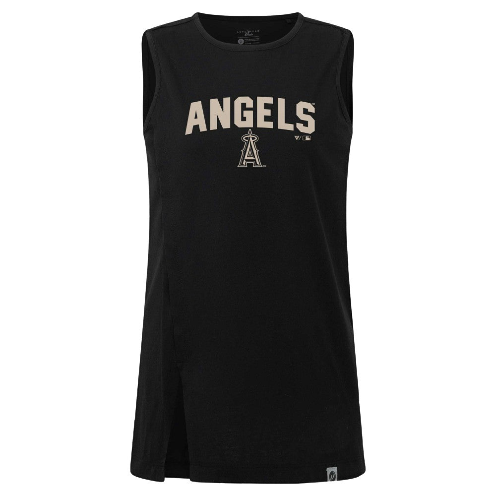 Los Angeles Angels Levelwear Women's Influx Team Arch Tank Top - MLB Tanks