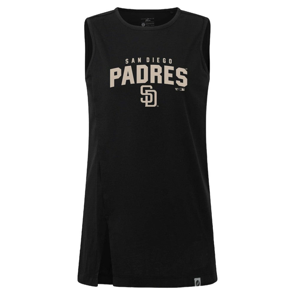 San Diego Padres Levelwear Women's Influx Team Arch Tank Top - MLB Tanks