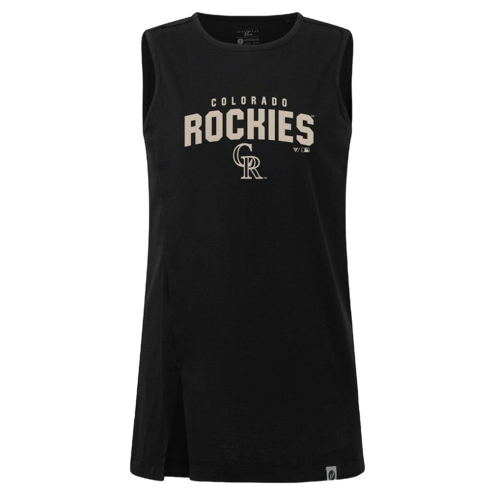Colorado Rockies Levelwear Women's Influx Team Arch Tank Top - MLB Tanks