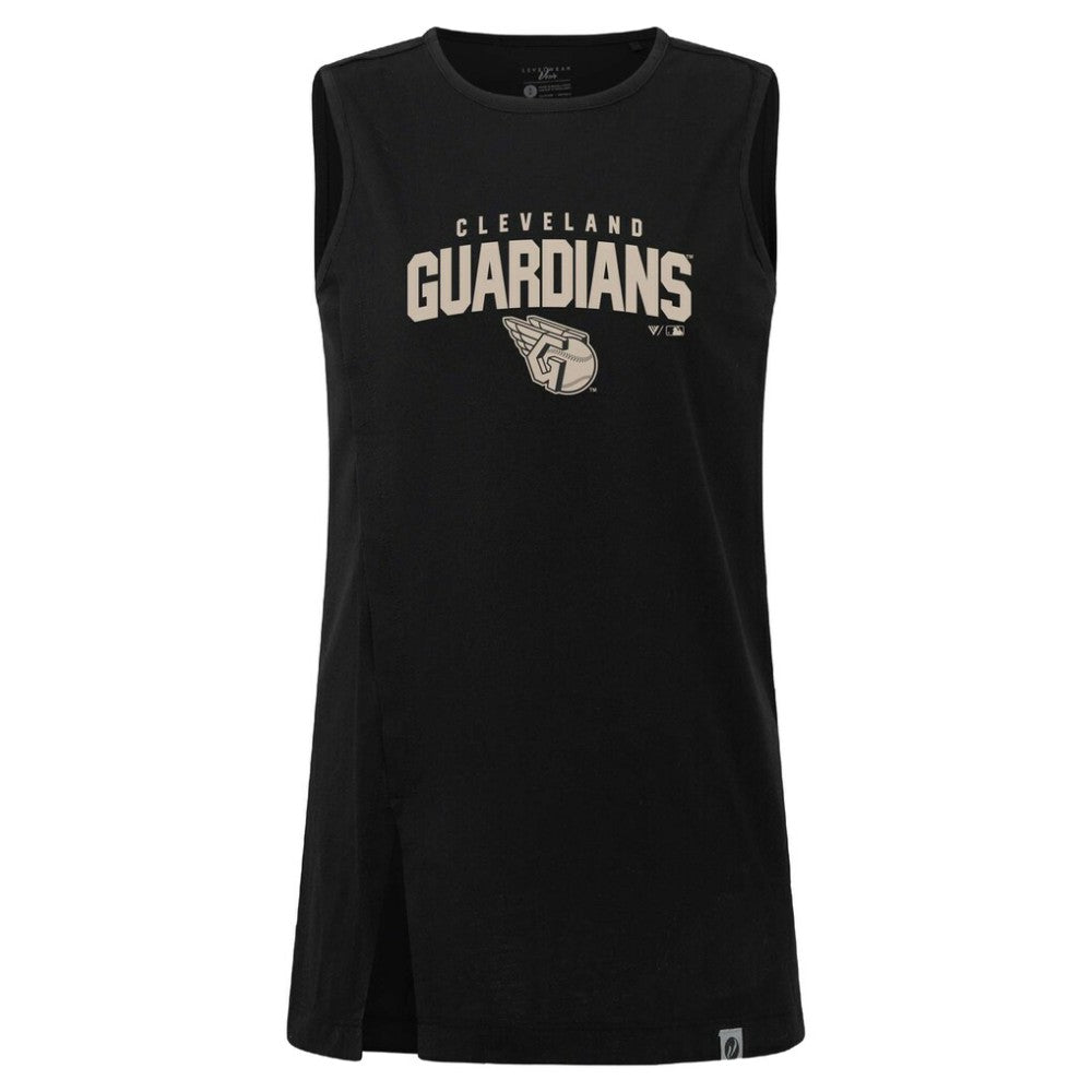 Cleveland Guardians Levelwear Women's Influx Team Arch Tank Top - MLB Tanks