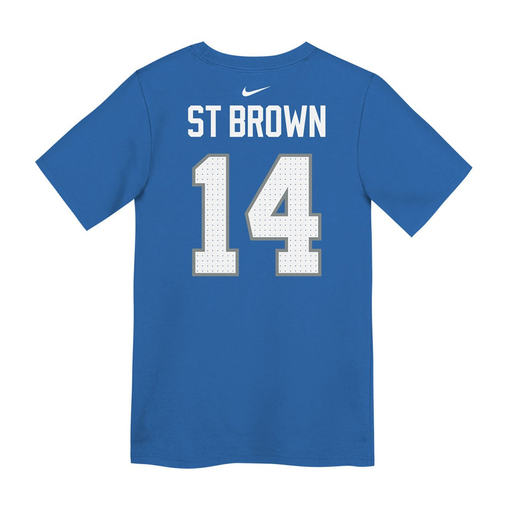 Detroit Lions Amon-Ra St. Brown  Preschool Player Name & Number T-Shirt | NFL Sale