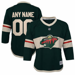 Minnesota Wild Youth Replica Custom Jersey -  NHL Jerseys