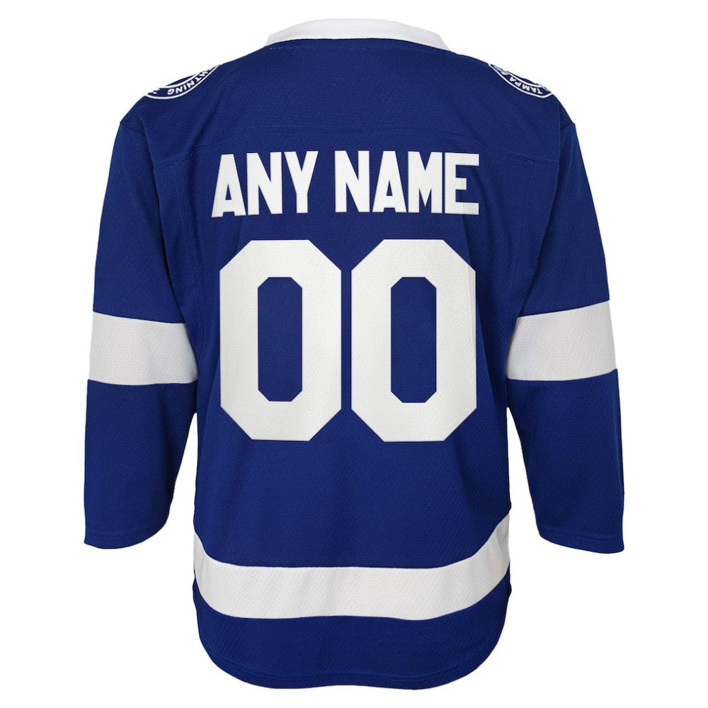 Tampa Bay Lightning Youth Replica Custom Jersey -  NHL Jerseys