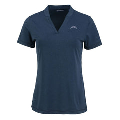 Los Angeles Chargers Cutter & Buck Women's Forge Stretch Blade DryTec V-Neck Polo | NFL US