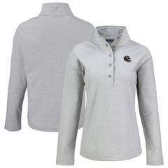 Baltimore Ravens Cutter & Buck Women's Hunts Point Eco Half-Snap Sweatshirt | NFL Online
