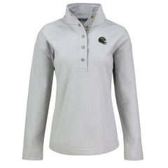 Baltimore Ravens Cutter & Buck Women's Hunts Point Eco Half-Snap Sweatshirt | NFL Online