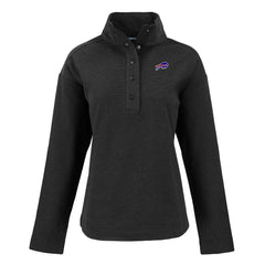 Buffalo Bills Cutter & Buck Women's Hunts Point Eco Half-Snap Sweatshirt | NFL Online