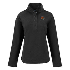 Cincinnati Bengals Cutter & Buck Women's Hunts Point Eco Half-Snap Sweatshirt | NFL Outlet