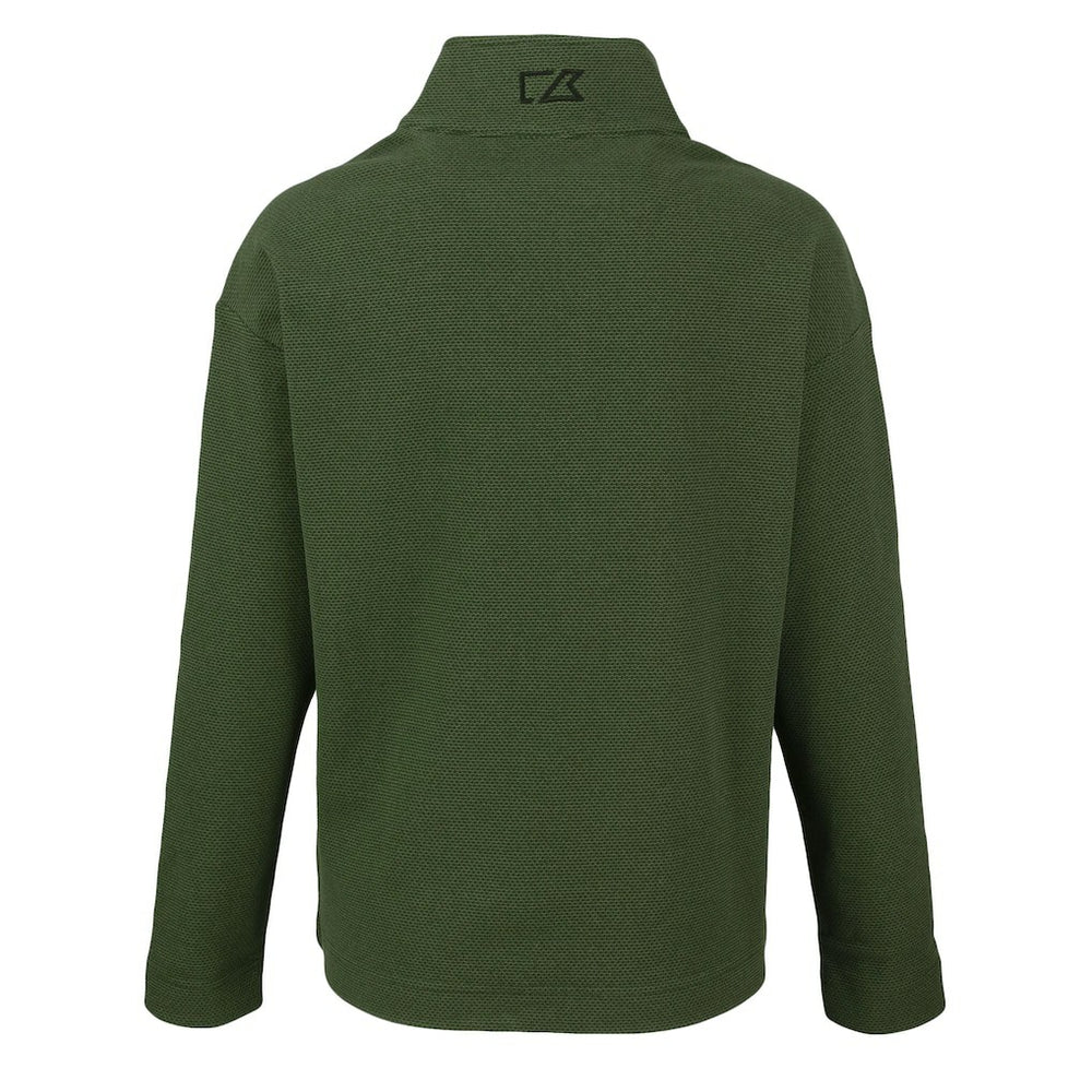 New England Patriots Cutter & Buck Women's Hunts Point Eco Half-Snap Sweatshirt | NFL New