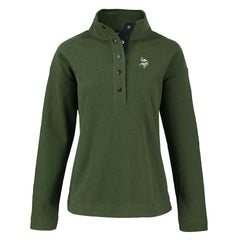 Minnesota Vikings Cutter & Buck Women's Hunts Point Eco Half-Snap Sweatshirt | NFL Online