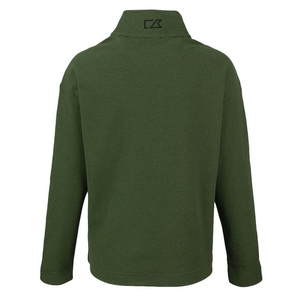 Philadelphia Eagles Cutter & Buck Women's Hunts Point Eco Half-Snap Sweatshirt | NFL Discount