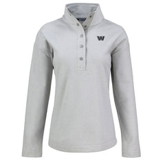 Washington Commanders Cutter & Buck Women's Hunts Point Eco Half-Snap Sweatshirt | NFL US