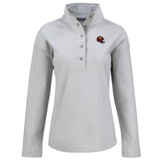 Washington Commanders Cutter & Buck Women's Hunts Point Eco Half-Snap Sweatshirt | NFL Online