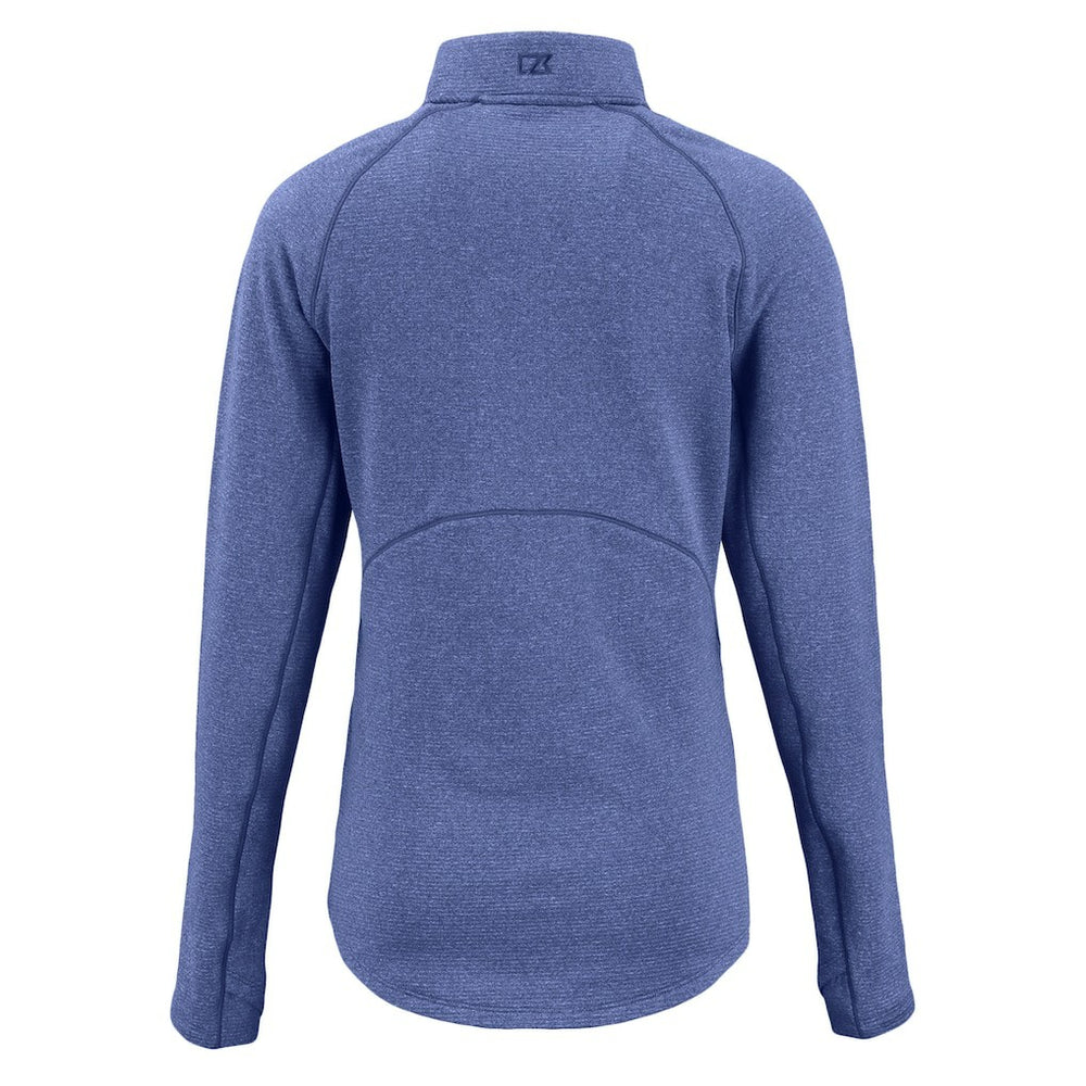 Buffalo Bills Cutter & Buck Women's Peshastin Eco Fleece Recycled Tri-Blend Raglan Half-Zip Jacket | NFL On sale