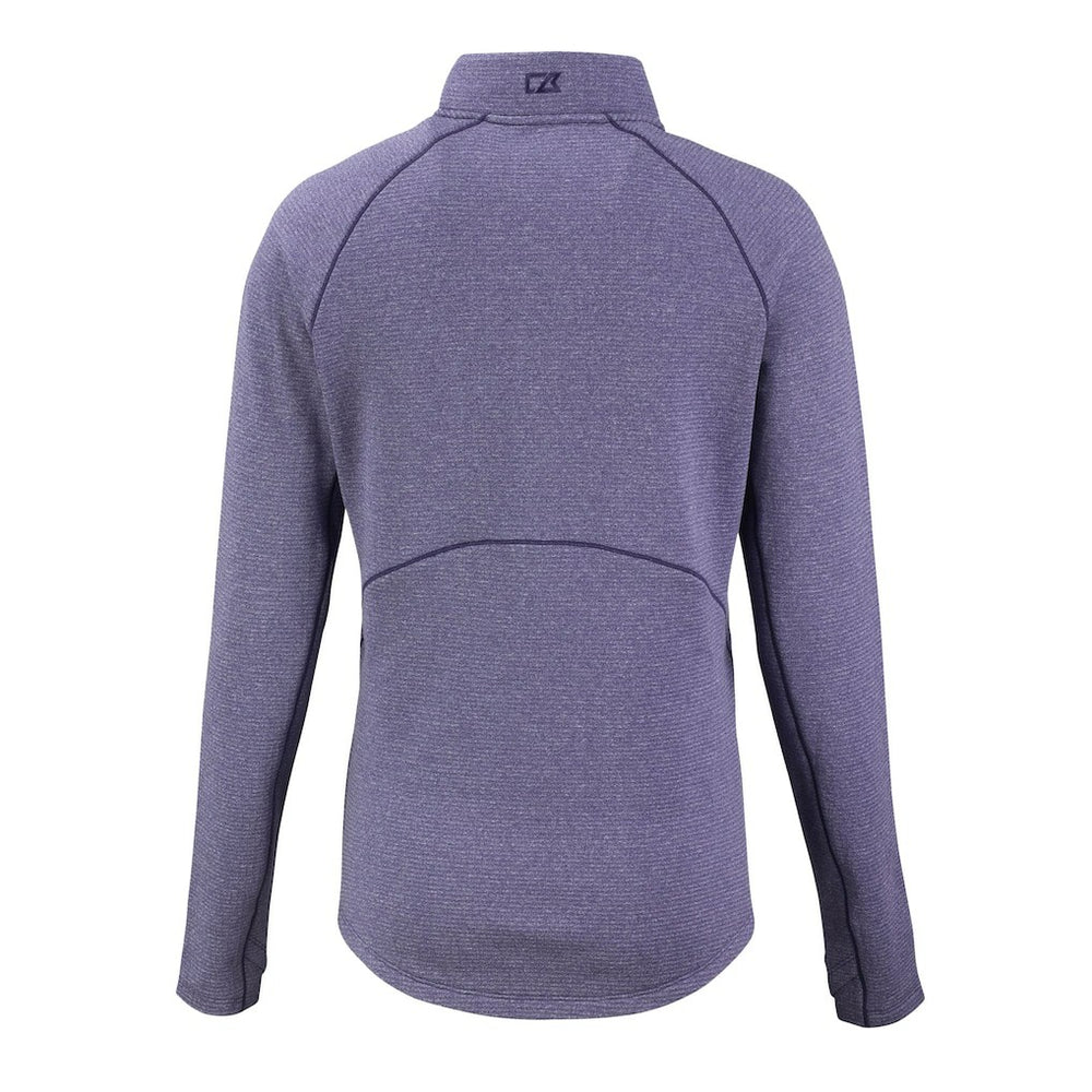 Baltimore Ravens Cutter & Buck Women's Peshastin Eco Fleece Recycled Tri-Blend Raglan Half-Zip Jacket | NFL New