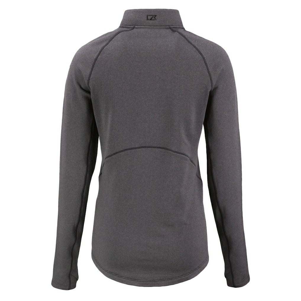 Baltimore Ravens Cutter & Buck Women's Peshastin Eco Fleece Recycled Tri-Blend Raglan Half-Zip Jacket | NFL Discount