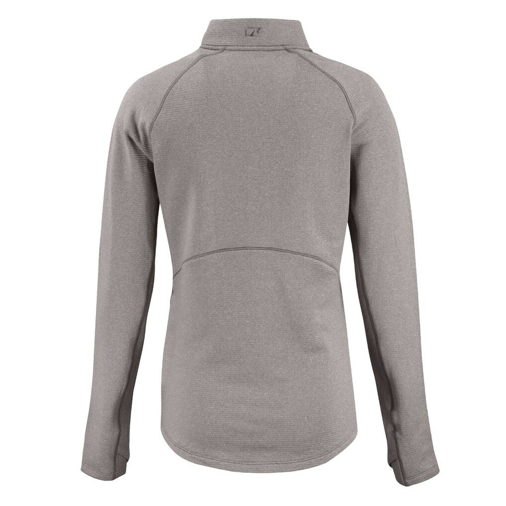 Baltimore Ravens Cutter & Buck Women's Peshastin Eco Fleece Recycled Tri-Blend Raglan Half-Zip Jacket | NFL Sale