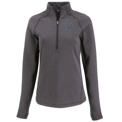 Indianapolis Colts Cutter & Buck Women's Peshastin Eco Fleece Recycled Tri-Blend Raglan Half-Zip Jacket | NFL Outlet