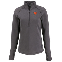 Cincinnati Bengals Cutter & Buck Women's Peshastin Eco Fleece Recycled Tri-Blend Raglan Half-Zip Jacket | NFL US