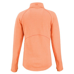 Denver Broncos Cutter & Buck Women's Peshastin Eco Fleece Recycled Tri-Blend Raglan Half-Zip Jacket | NFL Hot