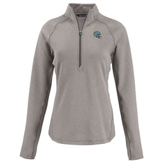 Detroit Lions Cutter & Buck Women's Peshastin Eco Fleece Recycled Tri-Blend Raglan Half-Zip Jacket | NFL Near me