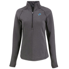 Detroit Lions Cutter & Buck Women's Peshastin Eco Fleece Recycled Tri-Blend Raglan Half-Zip Jacket | NFL Near me