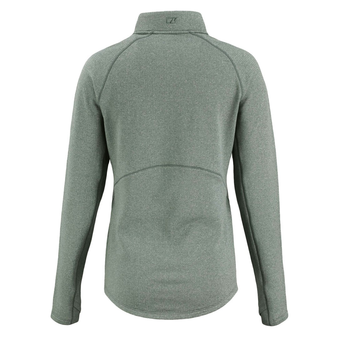 Green Bay Packers Cutter & Buck Women's Peshastin Eco Fleece Recycled Tri-Blend Raglan Half-Zip Jacket | NFL US