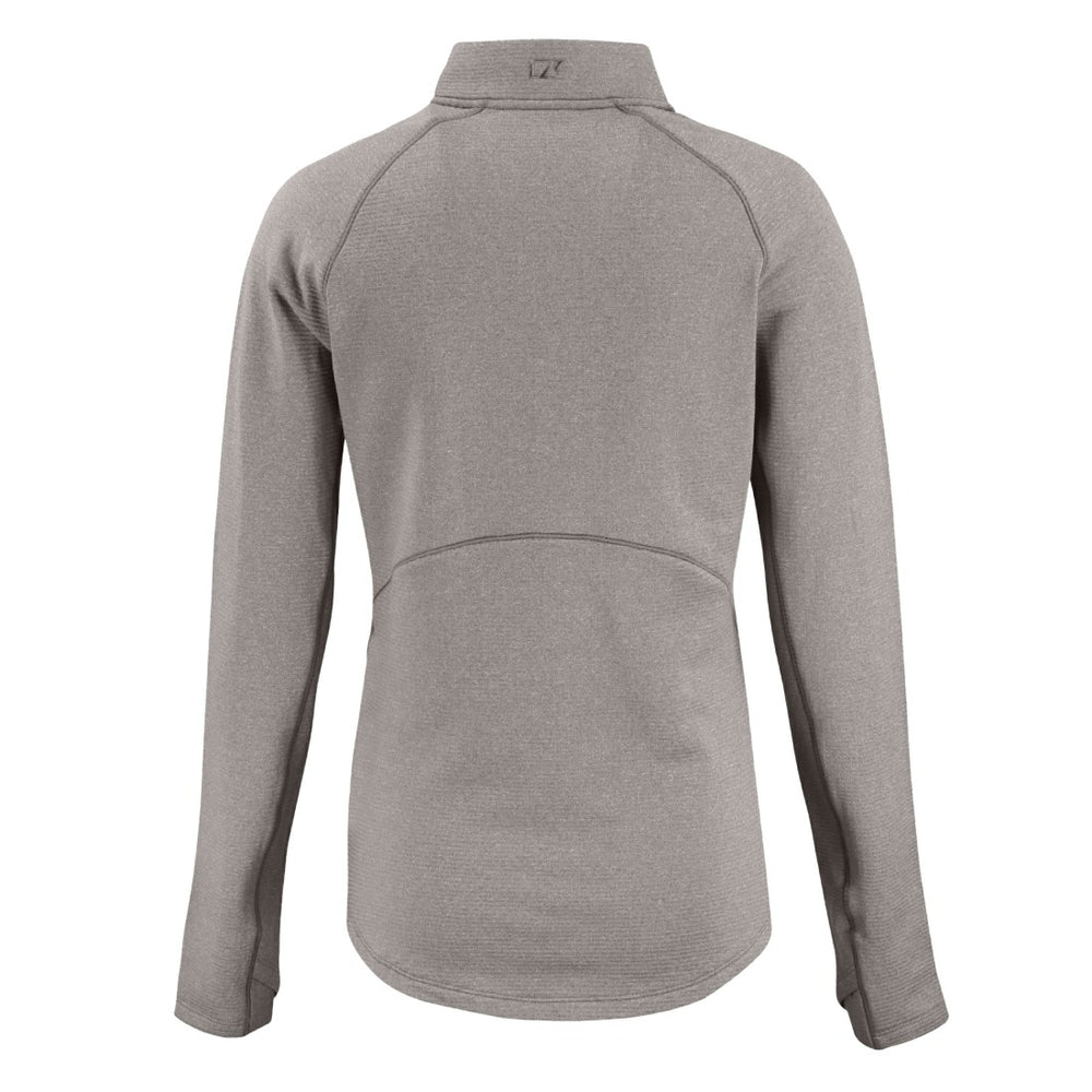 Green Bay Packers Cutter & Buck Women's Peshastin Eco Fleece Recycled Tri-Blend Raglan Half-Zip Jacket | NFL On sale