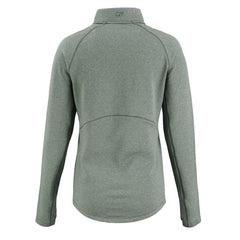 Green Bay Packers Cutter & Buck Women's Peshastin Eco Fleece Recycled Tri-Blend Raglan Half-Zip Jacket | NFL New