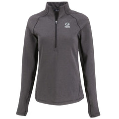 Green Bay Packers Cutter & Buck Women's Peshastin Eco Fleece Recycled Tri-Blend Raglan Half-Zip Jacket | NFL Online