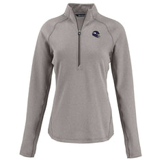 Minnesota Vikings Cutter & Buck Women's Peshastin Eco Fleece Recycled Tri-Blend Raglan Half-Zip Jacket | NFL Outlet