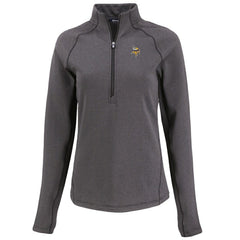 Minnesota Vikings Cutter & Buck Women's Peshastin Eco Fleece Recycled Tri-Blend Raglan Half-Zip Jacket | NFL Sale